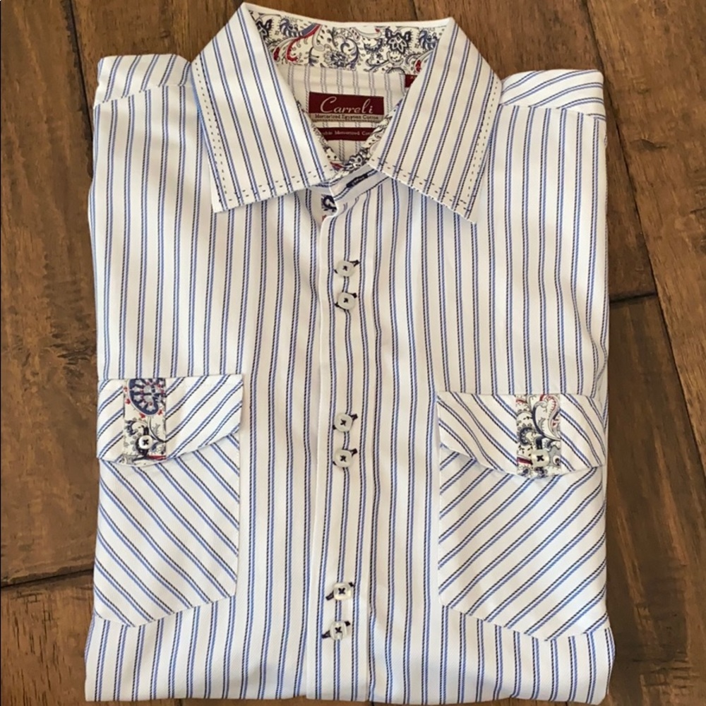 Never Worn! Carelli Men’s Dress Shirt